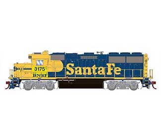 Athearn Genesis G65827 HO Scale EMD GP50 Ex Santa Fe BNSF 3175