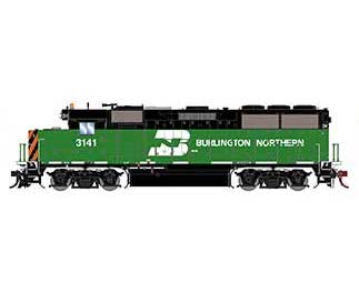 Athearn Genesis G65926 HO Scale EMD GP50 Burlington Northern BN 3141 DCC Sound