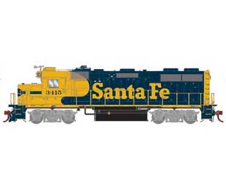Athearn Genesis G66353 HO EMD GP39-2 Santa Fe ATSF 3415 DCC & Sound