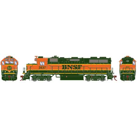 Athearn Genesis G66357 HO EMD GP39-2 BNSF 2837 DCC & Sound