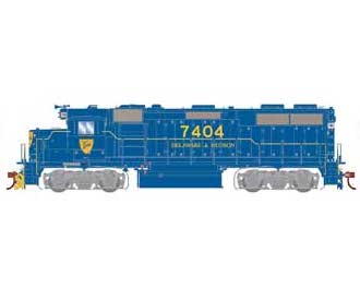 Athearn Genesis G66358 HO EMD GP39-2 Delaware & Hudson D&H 7404 DCC & Sound