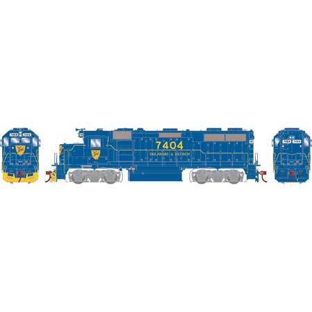 Athearn Genesis G66358 HO EMD GP39-2 Delaware & Hudson D&H 7404 DCC & Sound