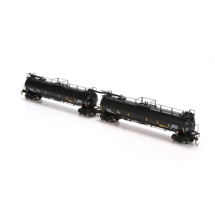 Athearn Genesis G67850 HO Scale Tank Train A/B Set  GATX No #