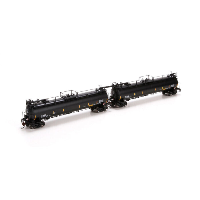 Athearn Genesis G67850 HO Scale Tank Train A/B Set  GATX No #