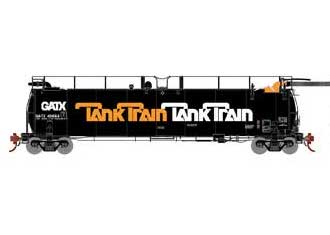 Athearn Genesis G67912 HO Scale Tank Train Original Logo GATX 48664
