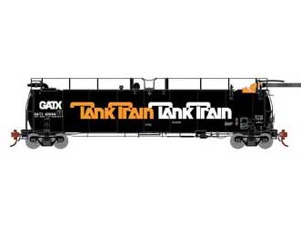 Athearn Genesis G67914 HO Scale Tank Train Original Logo GATX 48666