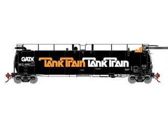 Athearn Genesis G67915 HO Scale Tank Train Original Logo GATX 48667