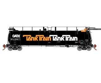 Athearn Genesis G67916 HO Scale Tank Train Original Logo GATX 48668