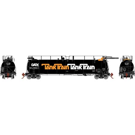 Athearn Genesis G67917 HO Scale Tank Train Original Logo GATX 48669