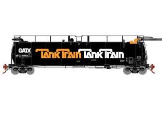 Athearn Genesis G67917 HO Scale Tank Train Original Logo GATX 48669