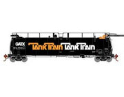 Athearn Genesis G67918 HO Scale Tank Train Original Logo GATX 48670