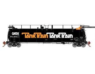 Athearn Genesis G67918 HO Scale Tank Train Original Logo GATX 48670