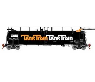 Athearn Genesis G67921 HO Scale Tank Train Original Logo GATX 48673