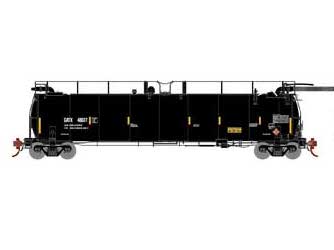 Athearn Genesis G67924 HO Scale Tank Train "Yellow Stripes" GATX 48617