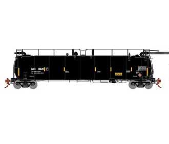 Athearn Genesis G67927 HO Scale Tank Train "Yellow Stripes" GATX 48620