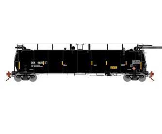 Athearn Genesis G67929 HO Scale Tank Train "Yellow Stripes" GATX 48622