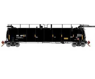 Athearn Genesis G67932 HO Scale Tank Train "Yellow Stripes" GATX 48625