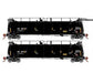 Athearn Genesis G67933 HO Scale Tank Train A/B Set "Yellow Stripes" GATX 48615/48626