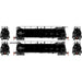 Athearn Genesis G67944 HO Scale Tank Train A/B Set "Small Logo" GATX 28227/28238