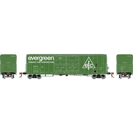 Athearn Genesis G68997 HO Scale 50' PC&F Double Plug Boxcar Evergreen EFCX 4333