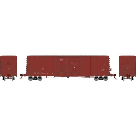 Athearn Genesis G68999 HO Scale 50' PC&F Double Plug Boxcar Undecorated Data Only