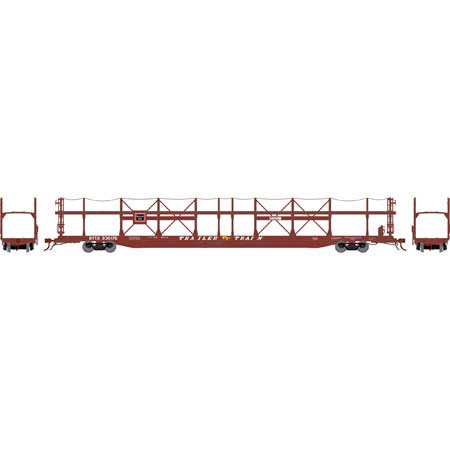 Athearn Genesis G69580 HO Scale F89-F Bi-level Auto Rack Burlington CB&Q 930176