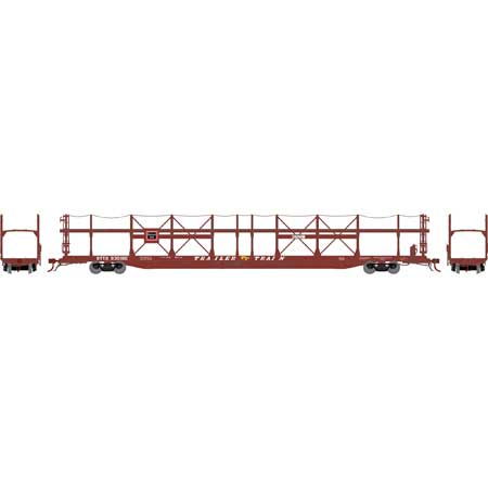 Athearn Genesis G69581 HO Scale F89-F Bi-level Auto Rack Burlington CB&Q 930180