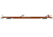 Athearn Genesis G69591 HO Scale F89-F TOFC Flatcar Trailer Train Oxide Red TTX 151111