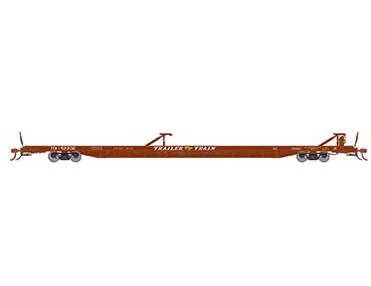Athearn Genesis G69593 HO Scale F89-F TOFC Flatcar Trailer Train Oxide Red TTX 152206