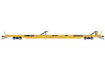 Athearn Genesis G69595 HO Scale F89-F TOFC Flatcar Trailer Train Yellow TTX 151267