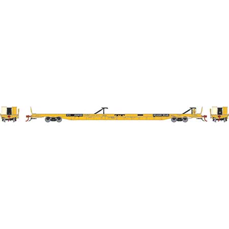Athearn Genesis G69596 HO Scale F89-F TOFC Flatcar Trailer Train Yellow TTX 152833