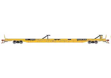 Athearn Genesis G69596 HO Scale F89-F TOFC Flatcar Trailer Train Yellow TTX 152833