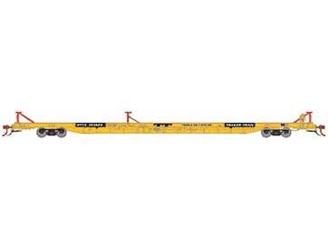 Athearn Genesis G69599 HO Scale F89-F TOFC Flatcar Trailer Train Yellow RTTX 151894