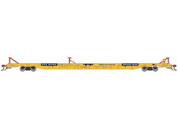 Athearn Genesis G69601 HO Scale F89-F TOFC Flatcar Trailer Train Yellow RTTX 154350