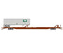 Athearn Genesis G69606 HO Scale F89-F Flatcar Trailer Train TTX 154869 with Penn Central Trailer