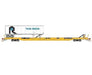 Athearn Genesis G69607 HO Scale F89-F Flatcar Trailer Train TTX 153958 with Rock Island Trailer