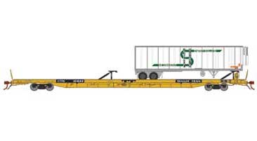 Athearn Genesis G69996 HO Scale F89-F Flatcar Trailer Train XTTX 151599 with IMSZ Trailer