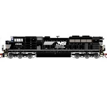 Athearn Genesis G70572 HO EMD SD70M-2 Norfolk Southern NS 2666