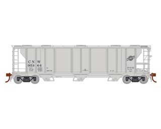 Athearn Genesis G73602 HO Scale PS-2 2893 Covered Hopper Chicago NorthWestern C&NW 95364