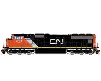 Athearn Genesis G75725 HO Scale SD70 Canadian National CN 5750