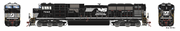Athearn Genesis G75759 HO Scale SD70ACu Norfolk Southern NS 7242