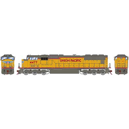 Athearn Genesis G75821 HO Scale SD70 Union Pacific Lightning Stripe UP 4477 DCC Sound