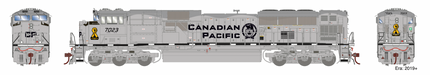 Athearn Genesis G75854 HO Scale SD70ACu Canadian Pacific Military CP 7023 DCC Sound