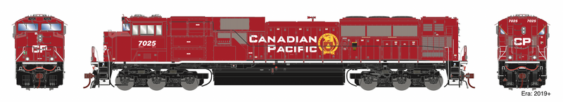 Athearn Genesis G75855 HO Scale SD70ACu Canadian Pacific CP 7025 DCC Sound