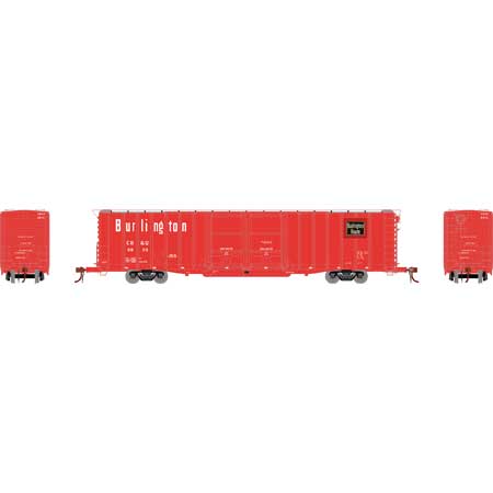 Athearn Genesis G75902 HO Scale 60' Auto Parts Boxcar Burlington CB&Q 9825