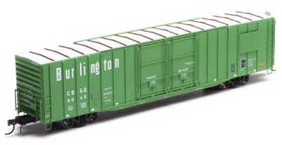 Athearn Genesis G76354 HO Scale 60' Auto Parts Boxcar CB&Q 9849