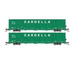 Athearn Genesis G76712 HO Scale NSC 6400 Gondola with Load Cardella Waste of NJ CWSX 2 Pack