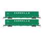 Athearn Genesis G76712 HO Scale NSC 6400 Gondola with Load Cardella Waste of NJ CWSX 2 Pack