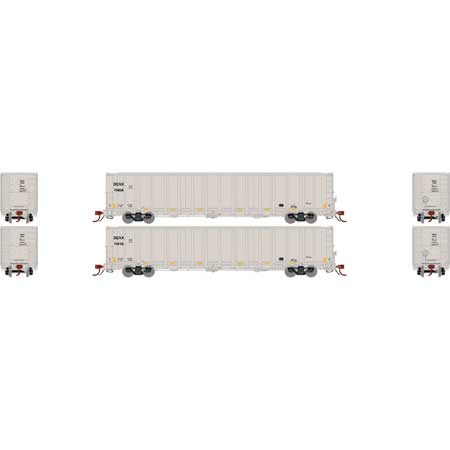 Athearn Genesis G76715 HO Scale NSC 6400 Gondola with Load DEAX 2 Pack
