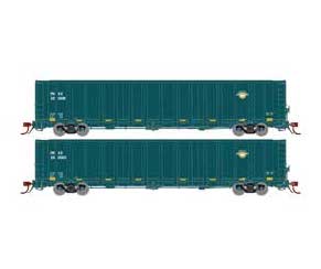 Athearn Genesis G76724 HO Scale NSC 6400 Gondola with Load IWXX 2 Pack